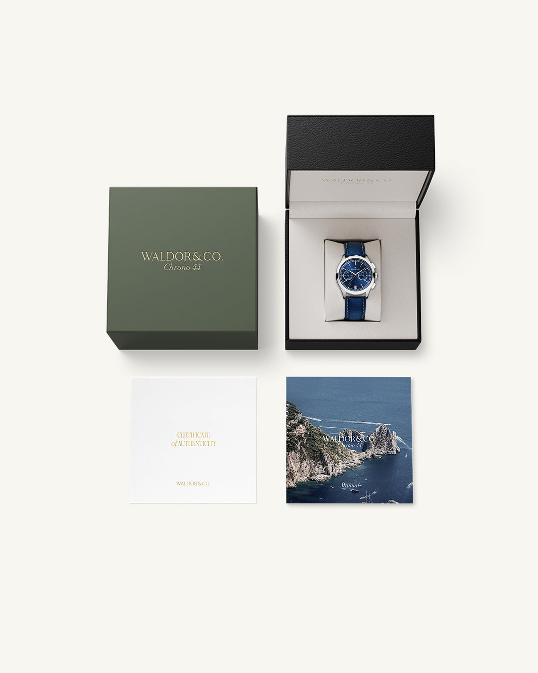 Chrono 44 Sardinia | Waldor & Co. Watches – WALDOR & CO.