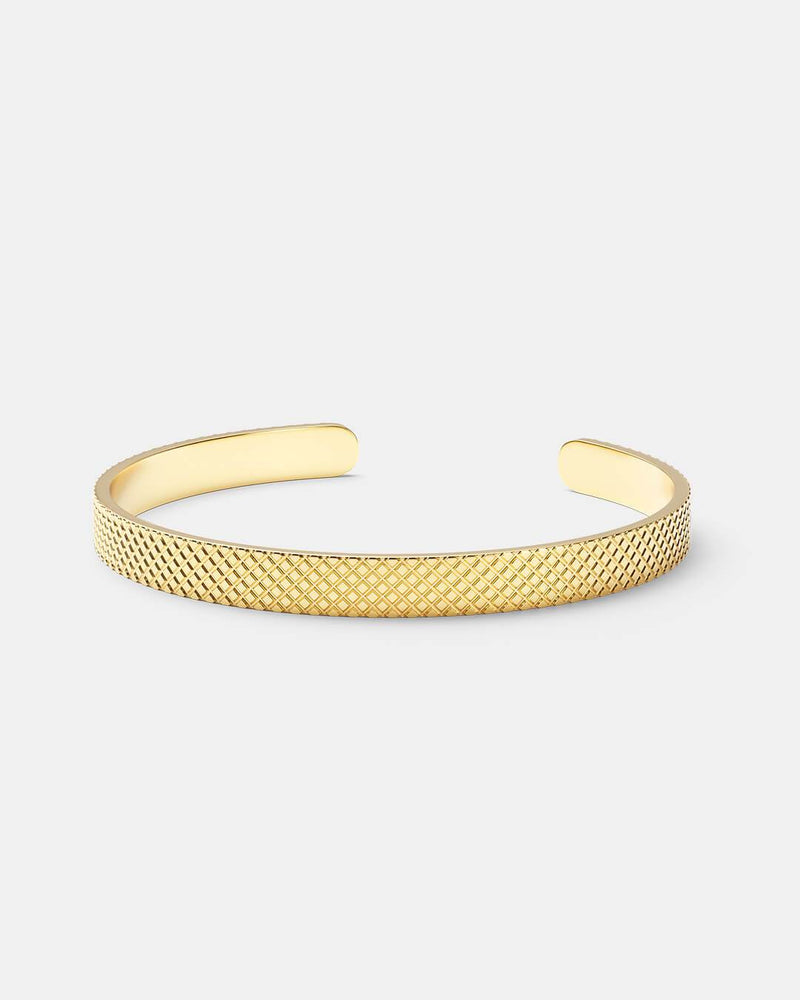 Grid Bangle Polished